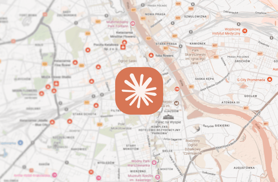 a map showing how Oryva web app uses AI. for mobitouch's case study of a web AI-powered app with Claude