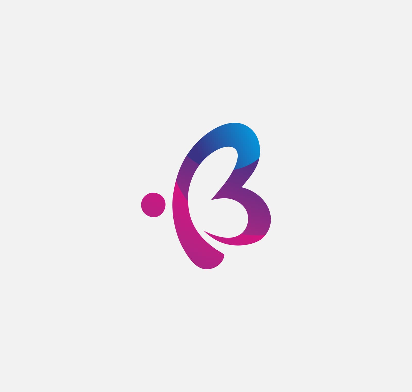Bilingers symbol – the letter B shaped like a butterfly